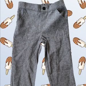 Grey tweed dress pants